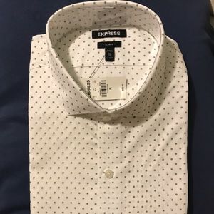NWT Express button down dress shirt XL